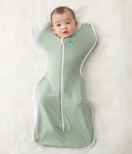 Sac de dormit pentru infasat Love to Dream Swaddle Up Olive S 3.5-6 kg 0.2 Tog
