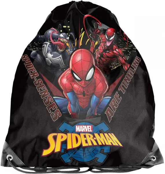 Sac de sport Paso Spider-Men - negru