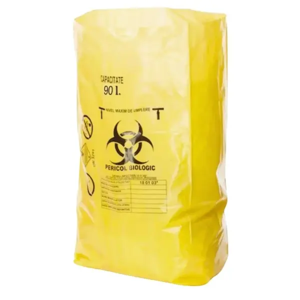 Sac galben - pericol biologic 90L