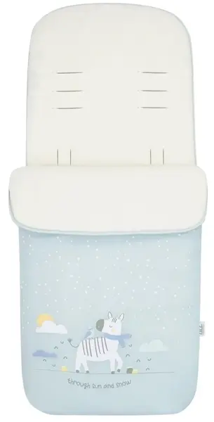 Sac pentru cărucior KikkaBoo - Polar, Stripy Friends