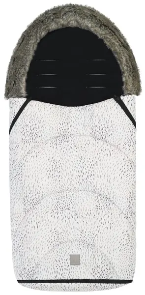 Sac pentru cărucior KikkaBoo - Trendy Memphis, White