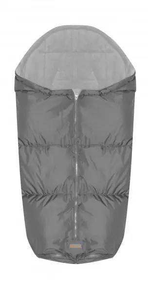 Sac termic de iarna impermeabil pentru carucior cu captuseala polar fleece Grey