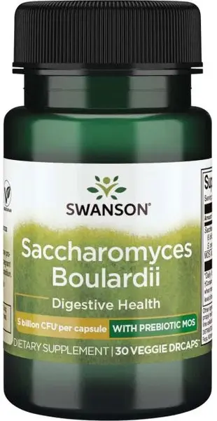 Saccharomyces Boulardii, 30 capsule vegetale, Swanson