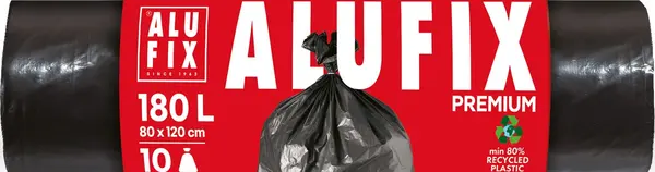 Saci de gunoi ALUFIX - 180 l, 10 buc.