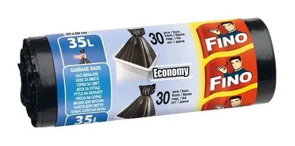 Saci menajeri 35 L negri Fino HD 30 bucati/rola Saci menajeri 35 L negri Fino HD 30 bucati/rola