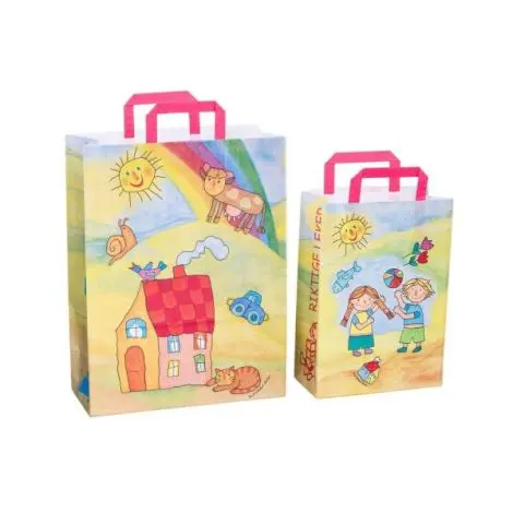 Sacosa cadou din hartie - Kinder (L -32 x 14 x 42cm, 90g)