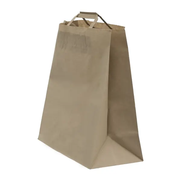Sacose Biodegradabile, Compostabile de Hartie, Kraft, 26x17x29 cm, 250 buc