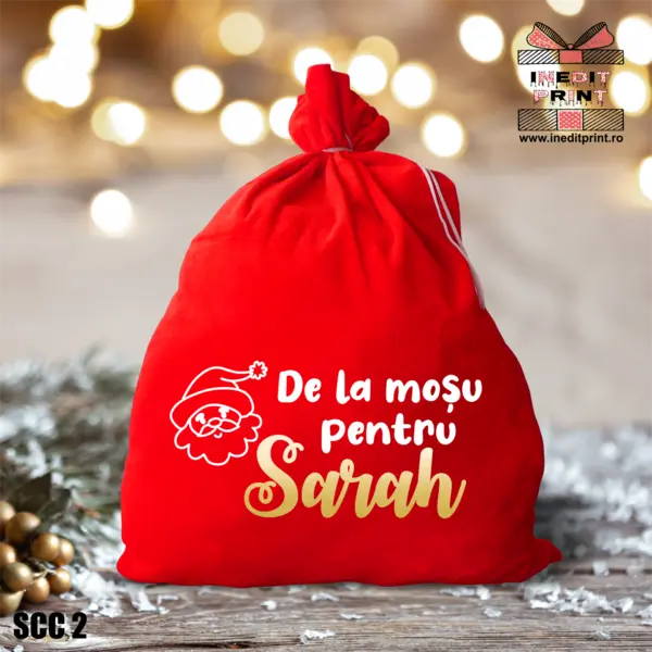 Saculet cadou personalizat SCC2