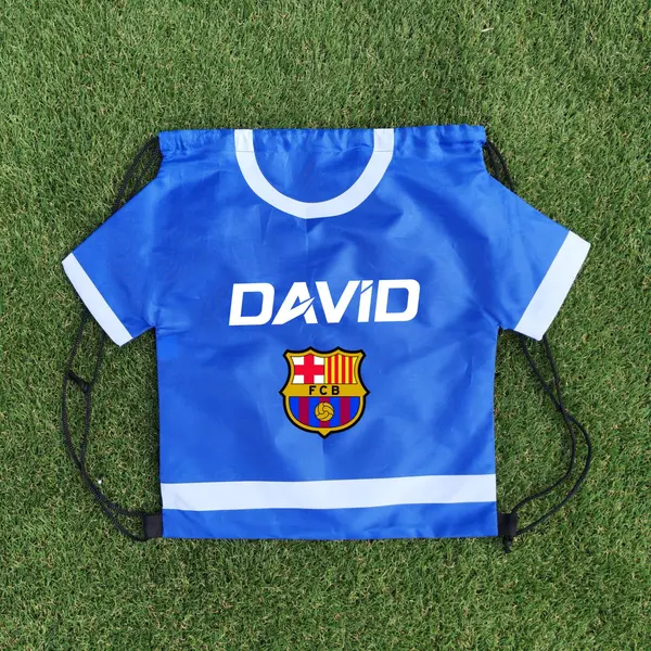 Saculet in forma de tricou Paxer personalizabil Albastru