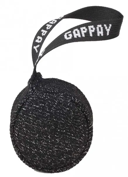 Saculet rotund din material francez cu maner Gappay - Hard