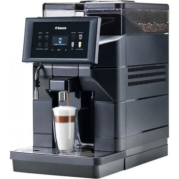 Saeco Espressor automat Saeco Aurora M2, 1900 W, Ecran TFT, Rezervor 4 l, Capacitate boabe 1.2 kg, Rasnita incorporata, Negru