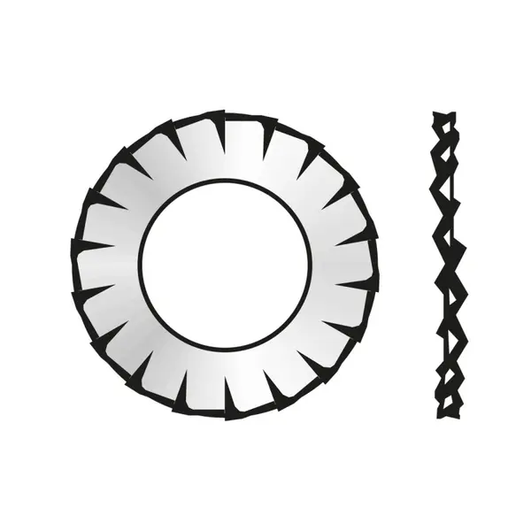 Saiba Elastica Crestaturi Exterioare Forma A 6798 Otel Zincat-25