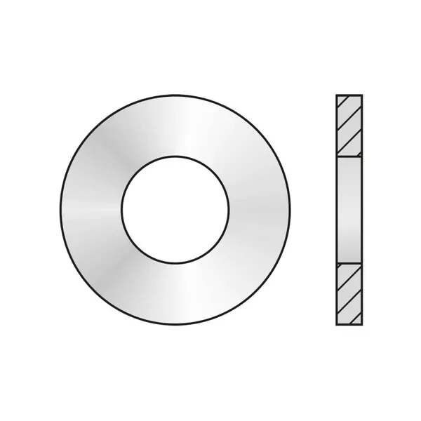 Saiba Plata Forma A din 125, Plastic - 8,4