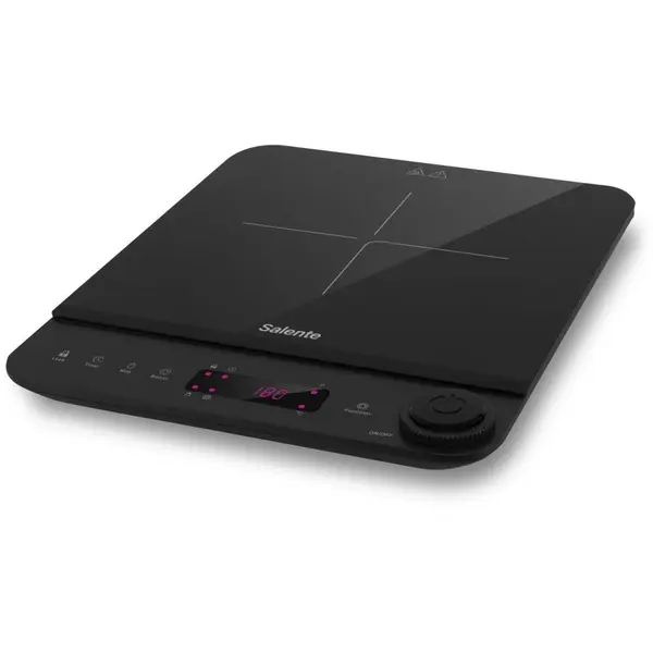 SALENTE Salente InductPro1, plita cu inductie, cu un singur ochi, Negru