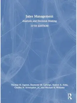 Sales Management. Analysis and Decision Making, 11 ed, Hardback/Michael R. Williams