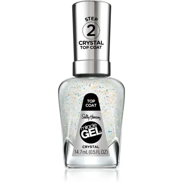 Sally Hansen Miracle Gel™ gel de unghii fara utilizarea UV sau lampa LED culoare Crystal 14.7 ml