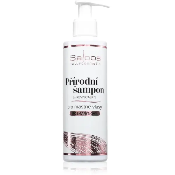 Saloos Natural Shampoo sampon natural pentru par gras 200 ml