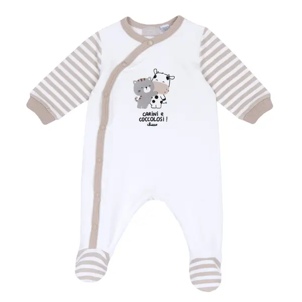 Salopeta bebelusi Chicco, Alb, 00651-69MFCI