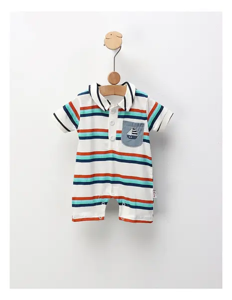 Salopeta, I will Sail, alb-multicolor