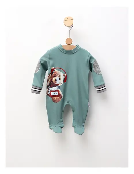 Salopeta Music Bear, model verde