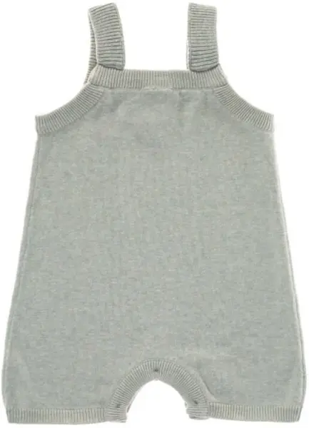 Salopeta pentru bebeluși Lassig - Cozy Knit Wear, 74-80 cm, 7-12 luni, gri