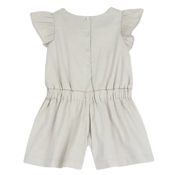 Salopeta satin bebe Chicco, bej cu model, 95652-68MC