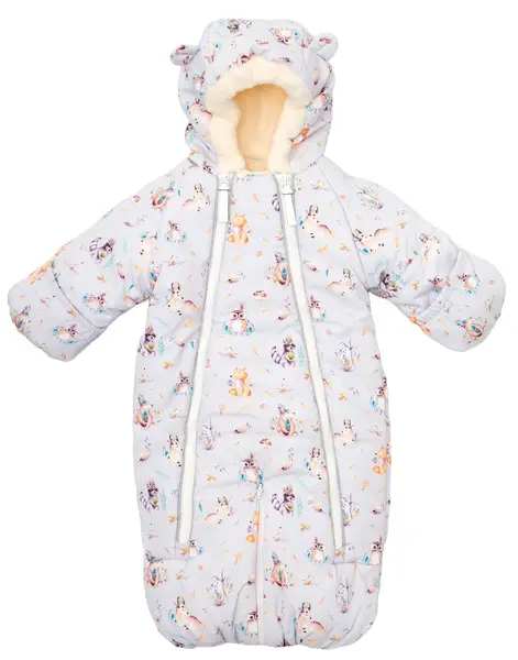 Salopetă transformabilă în sac pentru bebeluș DoRechi - Discovery, Boho forest, 56-74 cm