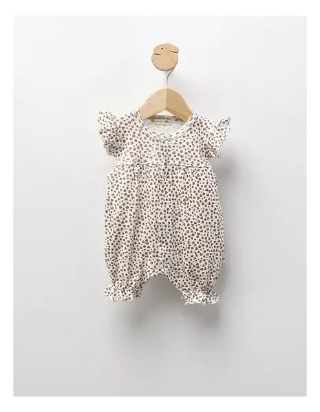 Salopeta vara Muratbaby alb-leopard