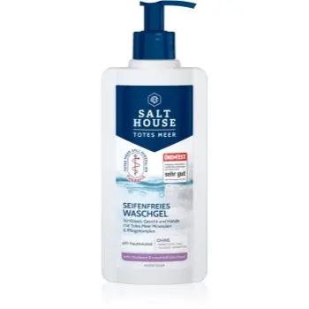 Salt House Dead Sea Therapy Soap-free Washing Gel gel de curățare fără săpun pentru corp, față și mâini cu ulei de jojoba și uree