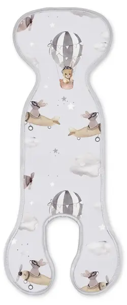 Saltea anti-transpirație Albero Mio - Cotton Print, Balloon Flight CP6, 0-13 kg