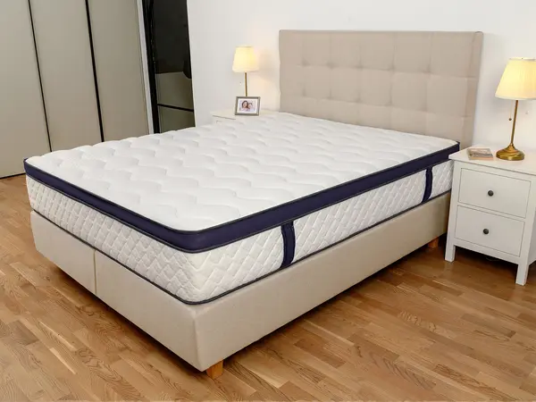 Saltea Bedora Hotel Line Navy Kaltschaum Pocket 140x200 cm, 7 zone, 30 cm, medie spre tare