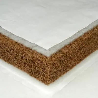 Saltea Cocos integral 120x60x10 cm cu husa detasabila Beberoyal