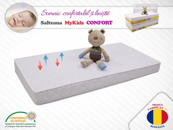 Saltea copii Cocos Confort II 165x65x15 cm