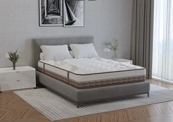 Saltea cu arcuri caramel dream Pocket Multilayer 140x200x20 cm