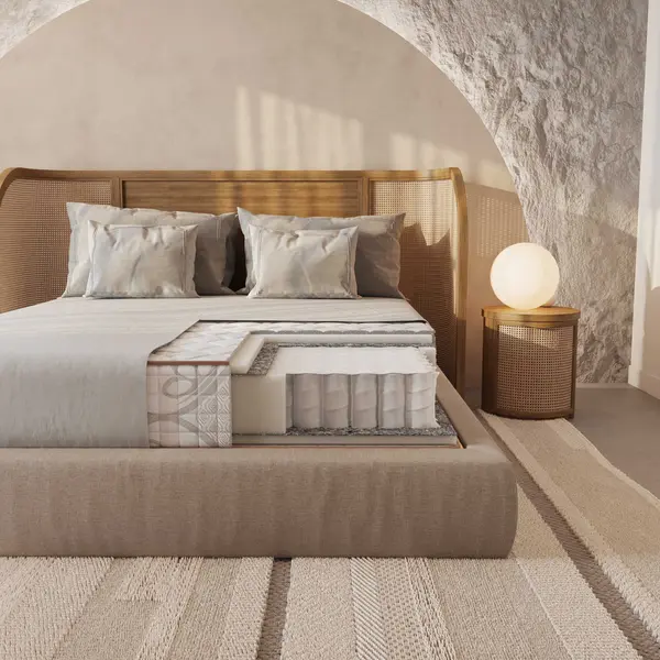 Saltea cu arcuri individuale Eko Pocket, grosime 24 cm - 90x200 cm