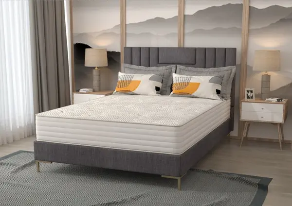 Saltea cu arcuri Silver Protect 4 hotel 160x200x25 cm ortopedica