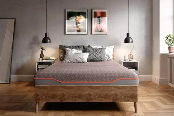 Saltea cu memorie si arcuri individuale Somnart Supreme Pocket Multilayer 200x200x24 cm husa detasabila