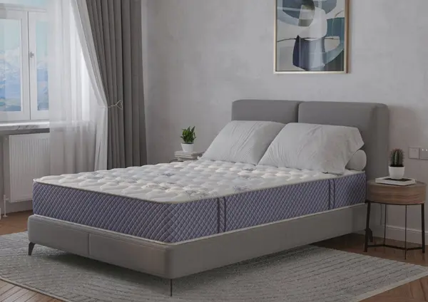 Saltea cu memorie si arcuri Passiflora Pocket Multilayer 140x200x28 cm