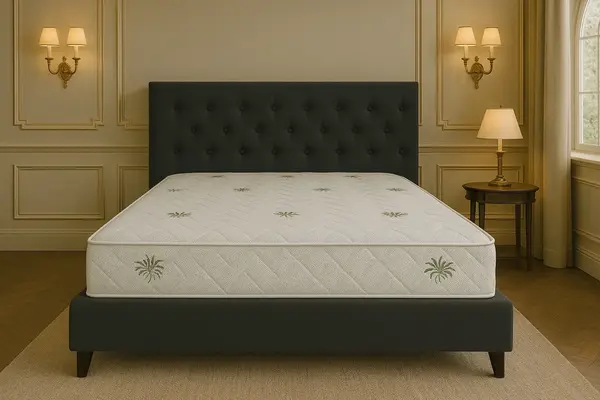 Saltea cu memorie Somnart Aloe Vera, husa cu Aloe Vera 120 x 200 x 20 cm fermitate medie