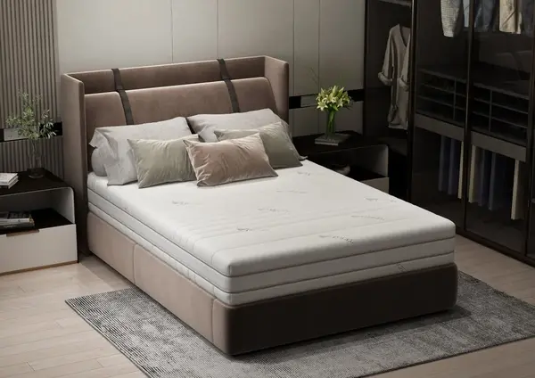 Saltea cu memorie Somnart Memory Tencel 140x200x26 cm 7 zone cu aerisiere 3D Airmesh