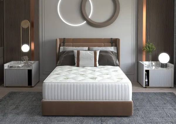 Saltea cu memorie Somnart Memory Ultimate 90 x 200 x 24 cm cu husa cu Aloe Vera