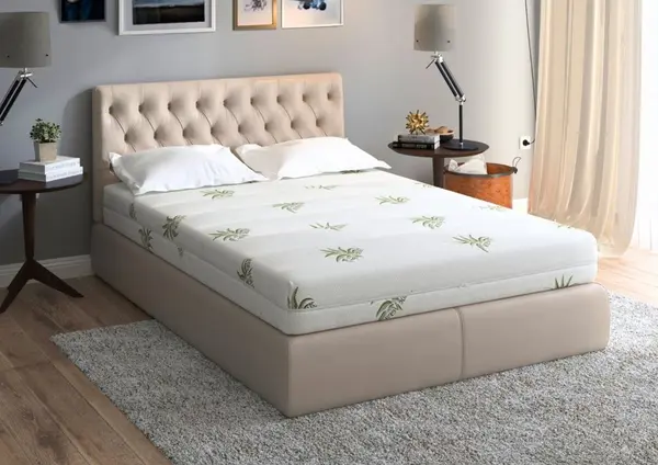 Saltea cu memorie Somnart XXL Memory Plus 140x200x25 cm husa Aloe vera