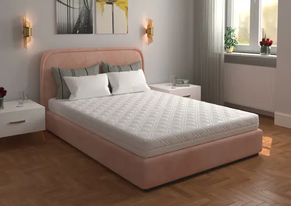 Saltea cu spumă poliuretanică 7 Zone SOMNART 160x200, înălțime 17 cm, ortopedică, husă detașabilă cu fermoar, fermitate medie