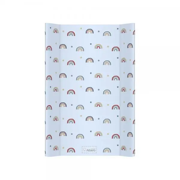 Saltea de infasat bebe cu intaritura 70x47,5 Rainbow Blue 403