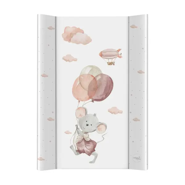 Saltea de infasat, Ceba Baby, Basic, 50x70 cm, Atasabila la patut, Fara BPA, 0 luni+, Mouse