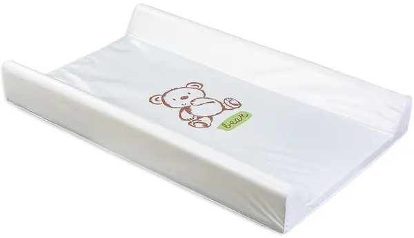 Saltea de înfășat cu bază dură Lorelli - Alba cu ursuleti, 50 х 80 cm