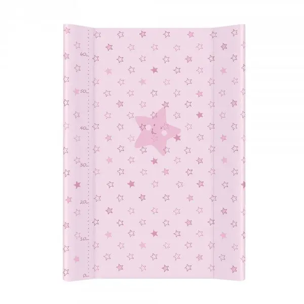 Saltea de infasat cu intaritura 70x50 cm steluta roz