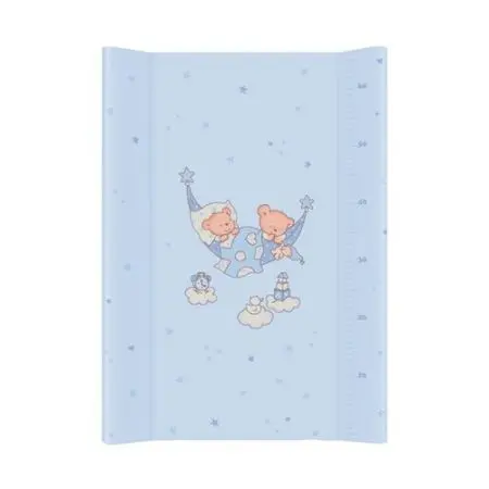 Saltea de infasat cu intaritura 70x50 cm ursuletii somnorosi albastru