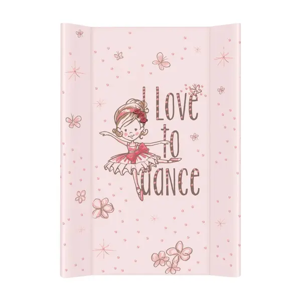 Saltea de infasat cu intaritura 80x50 cm balerina roz