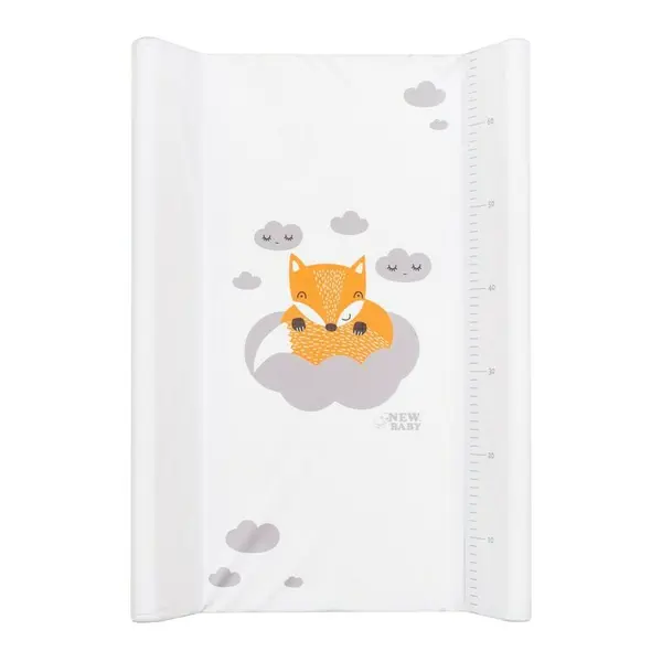 Saltea de infasat, New Baby, 50x70, Atasabila la patut, Cu taliometru, Fara substante nocive, 0 luni+, Fox